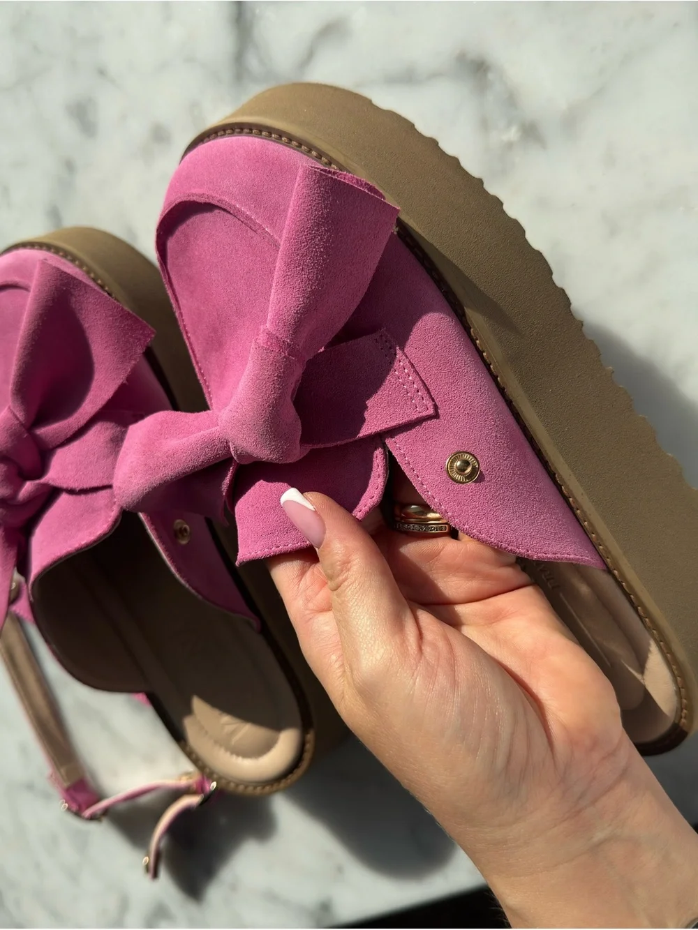 No Brand name natural suede